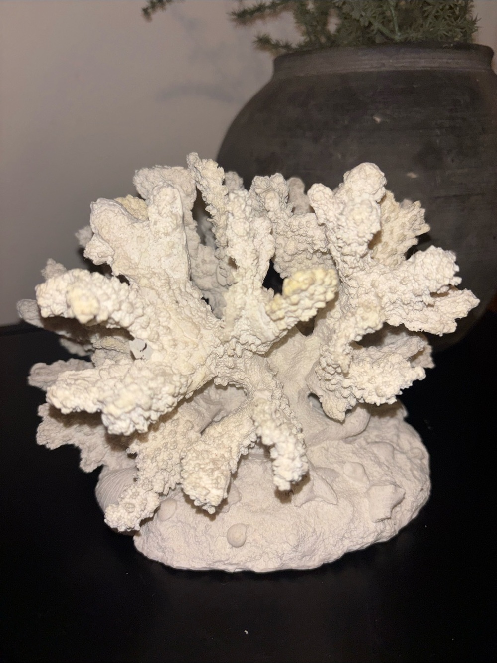 White Decorative Coral Sculpture